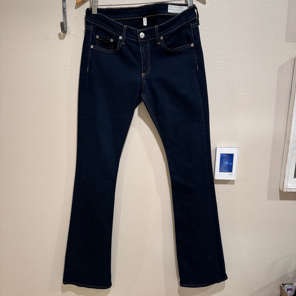 rag & bone Skinny Stiletto Boot Cut Jeans 28